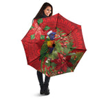 Aussie Rainbow lorikeet Umbrella Aboriginal Inspired Christmas - Aussie Hoodie