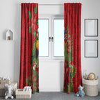 Aussie Rainbow lorikeet Window Curtain Aboriginal Inspired Christmas - Aussie Hoodie