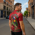 Aussie Rainbow lorikeet Zipper Polo Shirt Aboriginal Inspired Christmas - Aussie Hoodie