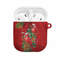 Aussie Red Cardinal AirPods Case Aboriginal Inspired Christmas - Aussie Hoodie