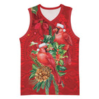 Aussie Red Cardinal Basketball Jersey Aboriginal Inspired Christmas - Aussie Hoodie