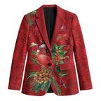 Aussie Red Cardinal Blazer Aboriginal Inspired Christmas - Aussie Hoodie
