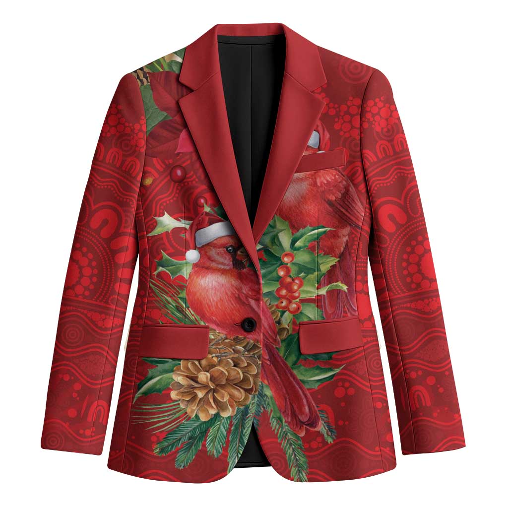 Aussie Red Cardinal Blazer Aboriginal Inspired Christmas - Aussie Hoodie