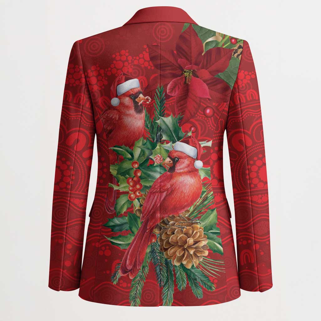 Aussie Red Cardinal Blazer Aboriginal Inspired Christmas - Aussie Hoodie
