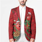 Aussie Red Cardinal Blazer Aboriginal Inspired Christmas - Aussie Hoodie