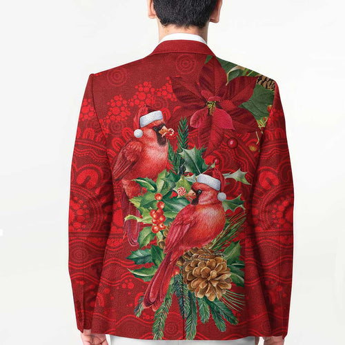Aussie Red Cardinal Blazer Aboriginal Inspired Christmas - Aussie Hoodie