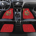 Aussie Red Cardinal Car Mats Aboriginal Inspired Christmas - Aussie Hoodie