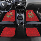 Aussie Red Cardinal Car Mats Aboriginal Inspired Christmas - Aussie Hoodie