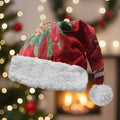 Aussie Red Cardinal Christmas Santa Hat Aboriginal Inspired Christmas - Aussie Hoodie