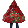 Aussie Red Cardinal Cloak Aboriginal Inspired Christmas - Aussie Hoodie