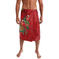 Aussie Red Cardinal Lavalava Aboriginal Inspired Christmas - Aussie Hoodie