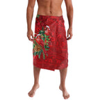 Aussie Red Cardinal Lavalava Aboriginal Inspired Christmas - Aussie Hoodie