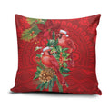 Aussie Red Cardinal Pillow Cover Aboriginal Inspired Christmas - Aussie Hoodie
