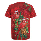 Aussie Red Cardinal Rugby Jersey Aboriginal Inspired Christmas - Aussie Hoodie