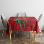 Aussie Red Cardinal Tablecloth Aboriginal Inspired Christmas - Aussie Hoodie