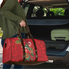 Aussie Red Cardinal Travel Bag Aboriginal Inspired Christmas - Aussie Hoodie