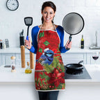Aussie Superb Fairywren Bird Apron Aboriginal Inspired Christmas - Aussie Hoodie