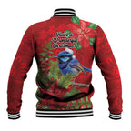 Aussie Superb Fairywren Bird Baseball Jacket Aboriginal Inspired Christmas - Aussie Hoodie