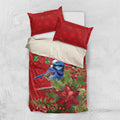 Aussie Superb Fairywren Bird Bedding Set Aboriginal Inspired Christmas - Aussie Hoodie