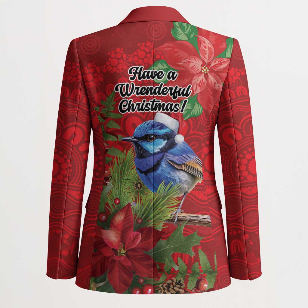 Aussie Superb Fairywren Bird Blazer Aboriginal Inspired Christmas - Aussie Hoodie