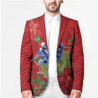 Aussie Superb Fairywren Bird Blazer Aboriginal Inspired Christmas - Aussie Hoodie