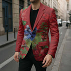 Aussie Superb Fairywren Bird Blazer Aboriginal Inspired Christmas - Aussie Hoodie
