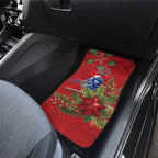 Aussie Superb Fairywren Bird Car Mats Aboriginal Inspired Christmas - Aussie Hoodie