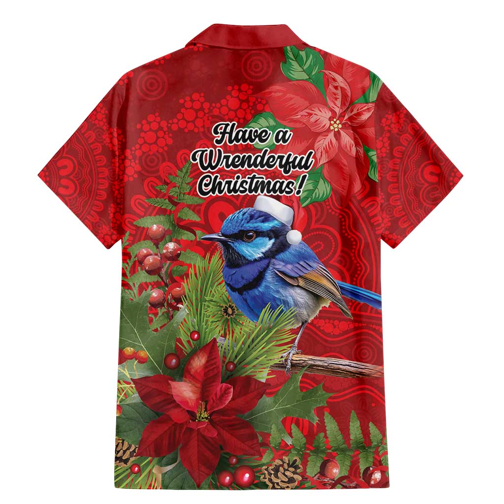 Aussie Superb Fairywren Bird Family Matching Mermaid Dress and Hawaiian Shirt Aboriginal Inspired Christmas - Aussie Hoodie