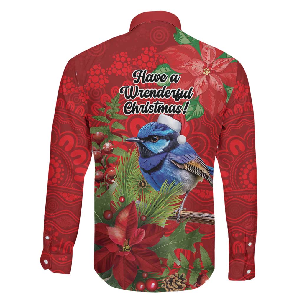 Aussie Superb Fairywren Bird Family Matching Mermaid Dress and Hawaiian Shirt Aboriginal Inspired Christmas - Aussie Hoodie