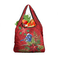 Aussie Superb Fairywren Bird Grocery Bag Aboriginal Inspired Christmas - Aussie Hoodie
