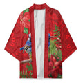 Aussie Superb Fairywren Bird Kimono Aboriginal Inspired Christmas - Aussie Hoodie