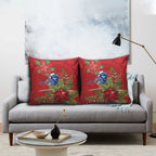 Aussie Superb Fairywren Bird Pillow Cover Aboriginal Inspired Christmas - Aussie Hoodie