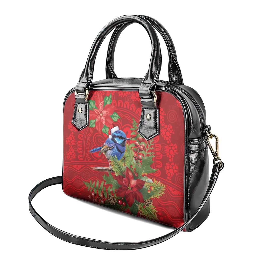 Aussie Superb Fairywren Bird Shoulder Handbag Aboriginal Inspired Christmas - Aussie Hoodie