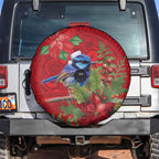 Aussie Superb Fairywren Bird Spare Tire Cover Aboriginal Inspired Christmas - Aussie Hoodie