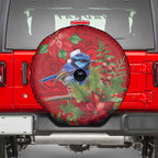 Aussie Superb Fairywren Bird Spare Tire Cover Aboriginal Inspired Christmas - Aussie Hoodie