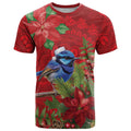 Aussie Superb Fairywren Bird T Shirt Aboriginal Inspired Christmas - Aussie Hoodie