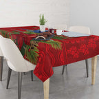 Aussie Superb Fairywren Bird Tablecloth Aboriginal Inspired Christmas - Aussie Hoodie