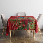 Aussie Superb Fairywren Bird Tablecloth Aboriginal Inspired Christmas - Aussie Hoodie