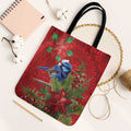 Aussie Superb Fairywren Bird Tote Bag Aboriginal Inspired Christmas - Aussie Hoodie