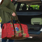 Aussie Superb Fairywren Bird Travel Bag Aboriginal Inspired Christmas - Aussie Hoodie