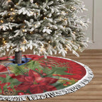 Aussie Superb Fairywren Bird Tree Skirt Aboriginal Inspired Christmas - Aussie Hoodie