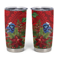Aussie Superb Fairywren Bird Tumbler Cup Aboriginal Inspired Christmas - Aussie Hoodie