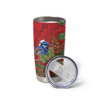 Aussie Superb Fairywren Bird Tumbler Cup Aboriginal Inspired Christmas - Aussie Hoodie