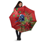 Aussie Superb Fairywren Bird Umbrella Aboriginal Inspired Christmas - Aussie Hoodie