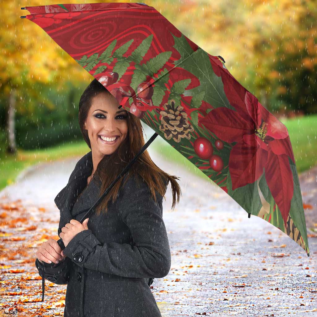 Aussie Superb Fairywren Bird Umbrella Aboriginal Inspired Christmas - Aussie Hoodie