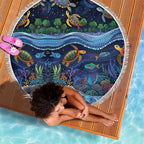 Australian Landscapes Beach Blanket Aboriginal Dreamtime Story