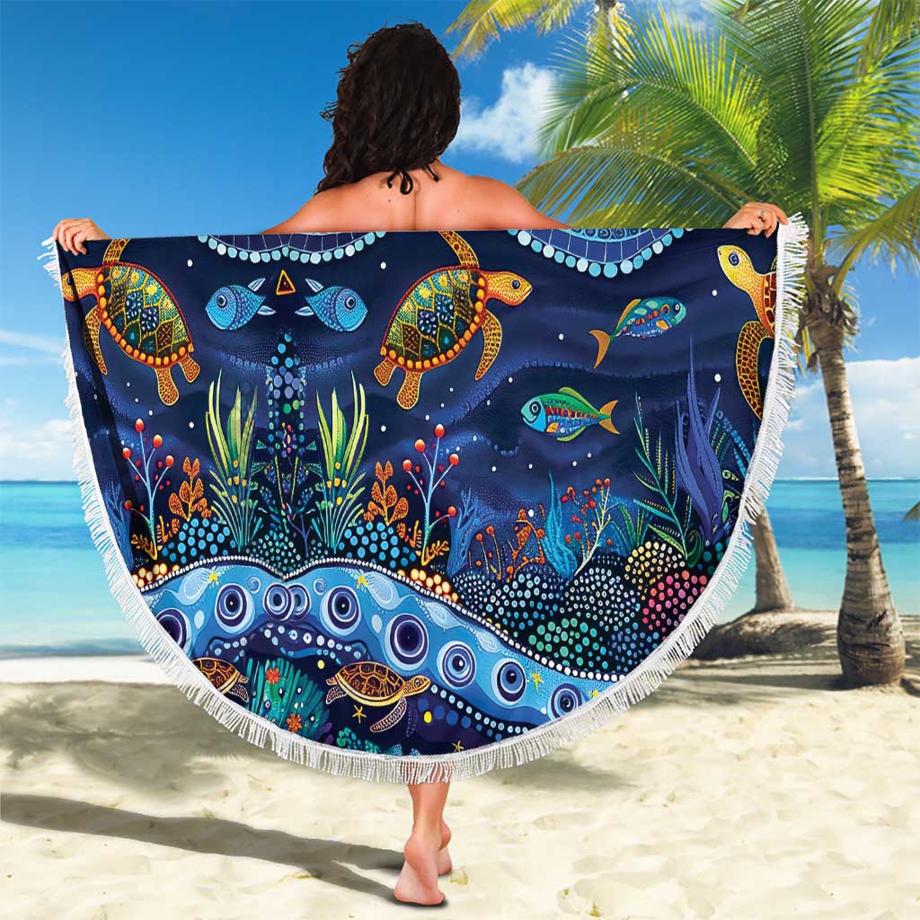 Australian Landscapes Beach Blanket Aboriginal Dreamtime Story