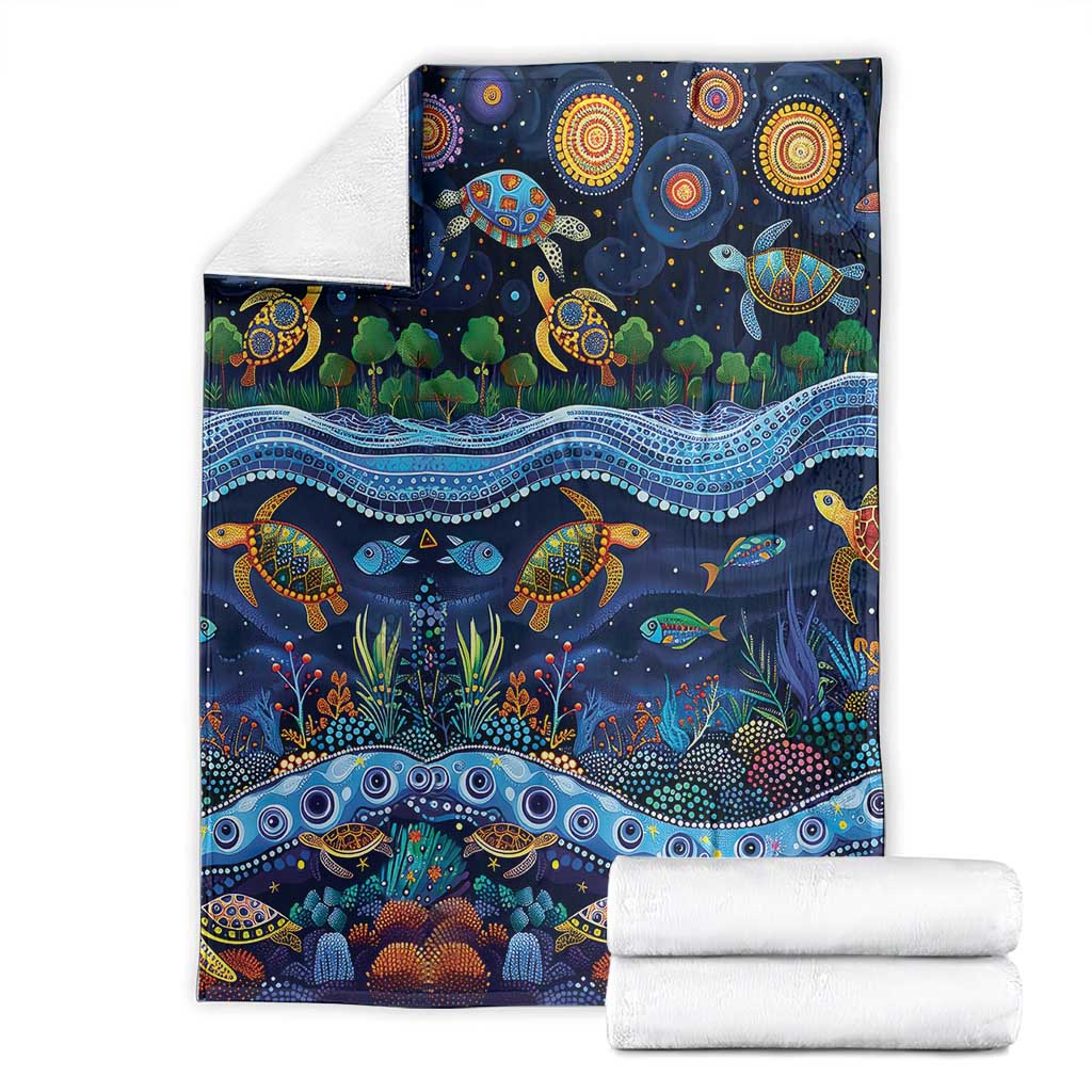 Australian Landscapes Blanket Aboriginal Dreamtime Story