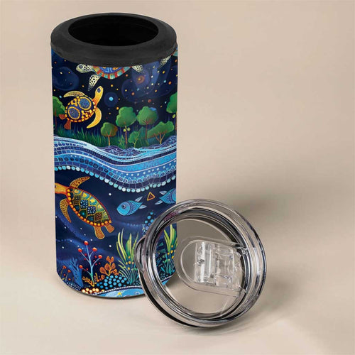 Australian Landscapes 4 in 1 Can Cooler Tumbler Aboriginal Dreamtime Story
