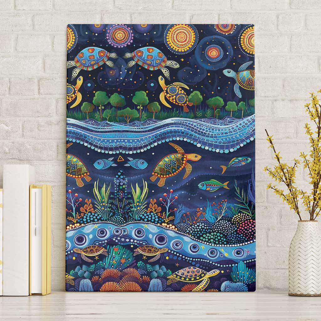 Australian Landscapes Canvas Wall Art Aboriginal Dreamtime Story